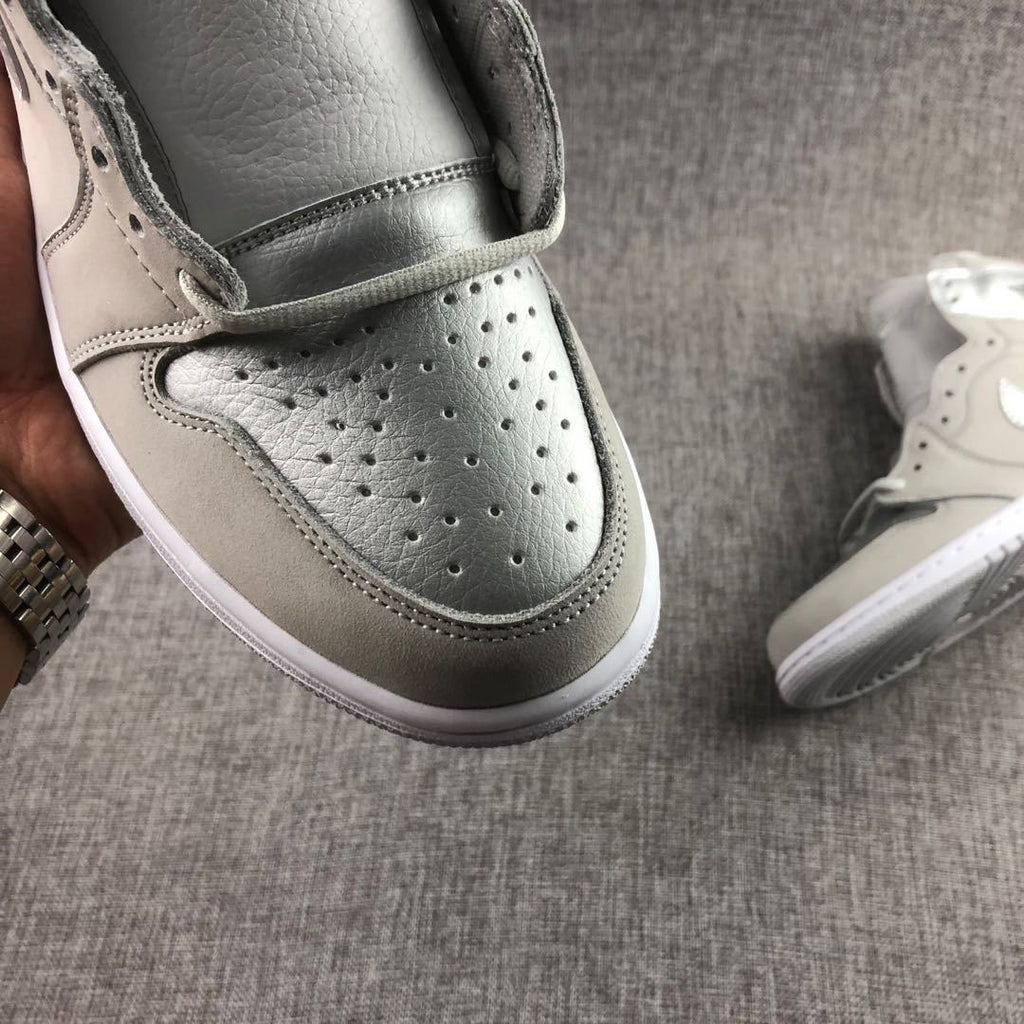 Air Jordan 1 High OG Japan Grey Silver Sneakers DC1788-029 - product image from the listing.