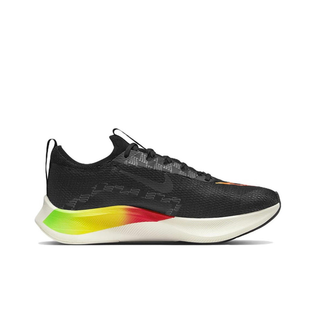 Nike Zoom Fly 4 Running Shoes in Black Orange Green DQ4993-010 - product image from the listing.