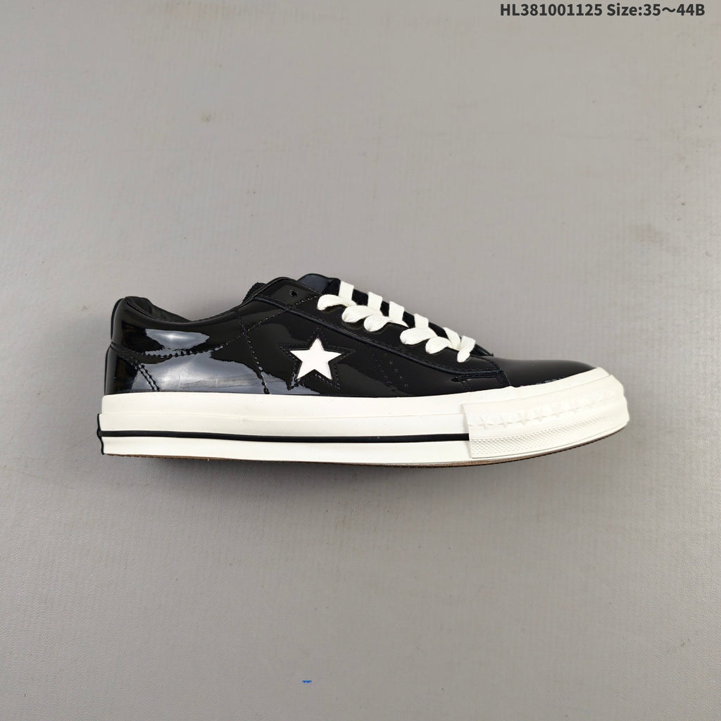 Converse 1970s Noritake Low-Cut Sneakers, Black Patent - product image from the listing.