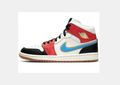 Jordan High-Top Sneakers in White Red Black Blue DC1426-100 - product image from the listing.
