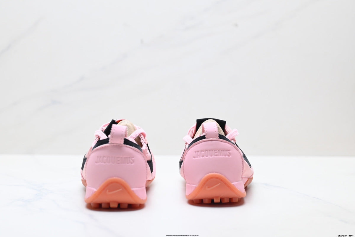 Pink and Black Nike Jacquemus Low-Profile Sneakers - product image from the listing.