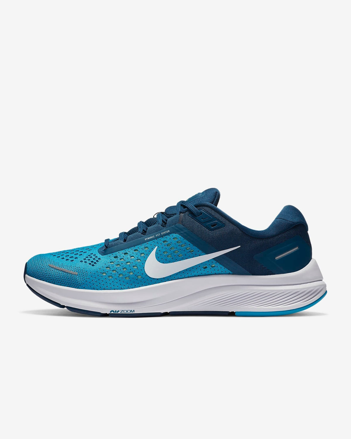 Nike Air Zoom Structure 23 Running Shoes in Blue CZ6720-401 - product image from the listing.