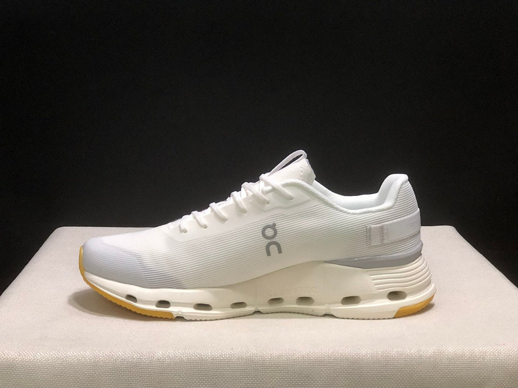 On Cloudnova Form 2 Sneakers in White and Gray - product image from the listing.