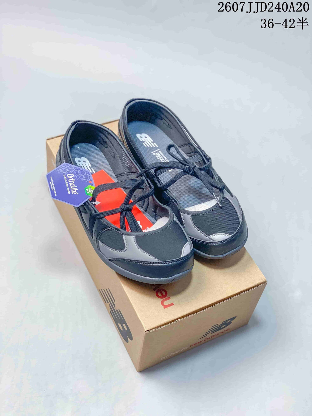 Women's New Balance Flat Breeze Mary Jane Sneakers 711260QQT - product image from the listing.