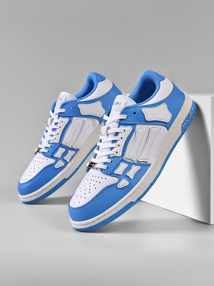 Blue and White AMIRI Low-Top Sneakers MFS003-462 - product image from the listing.