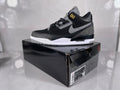 Air Jordan 3 Retro Sneakers in Black and Grey - product image from the listing.