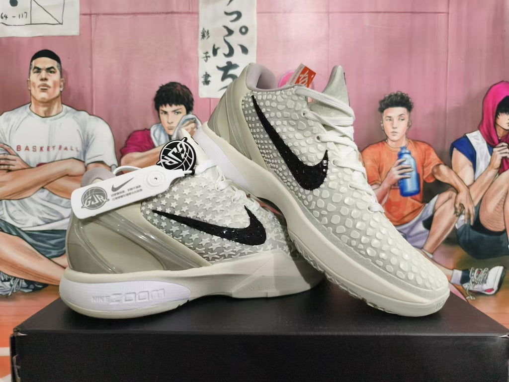 White Nike Kobe All-Star 2.0 Basketball Sneakers - product image from the listing.