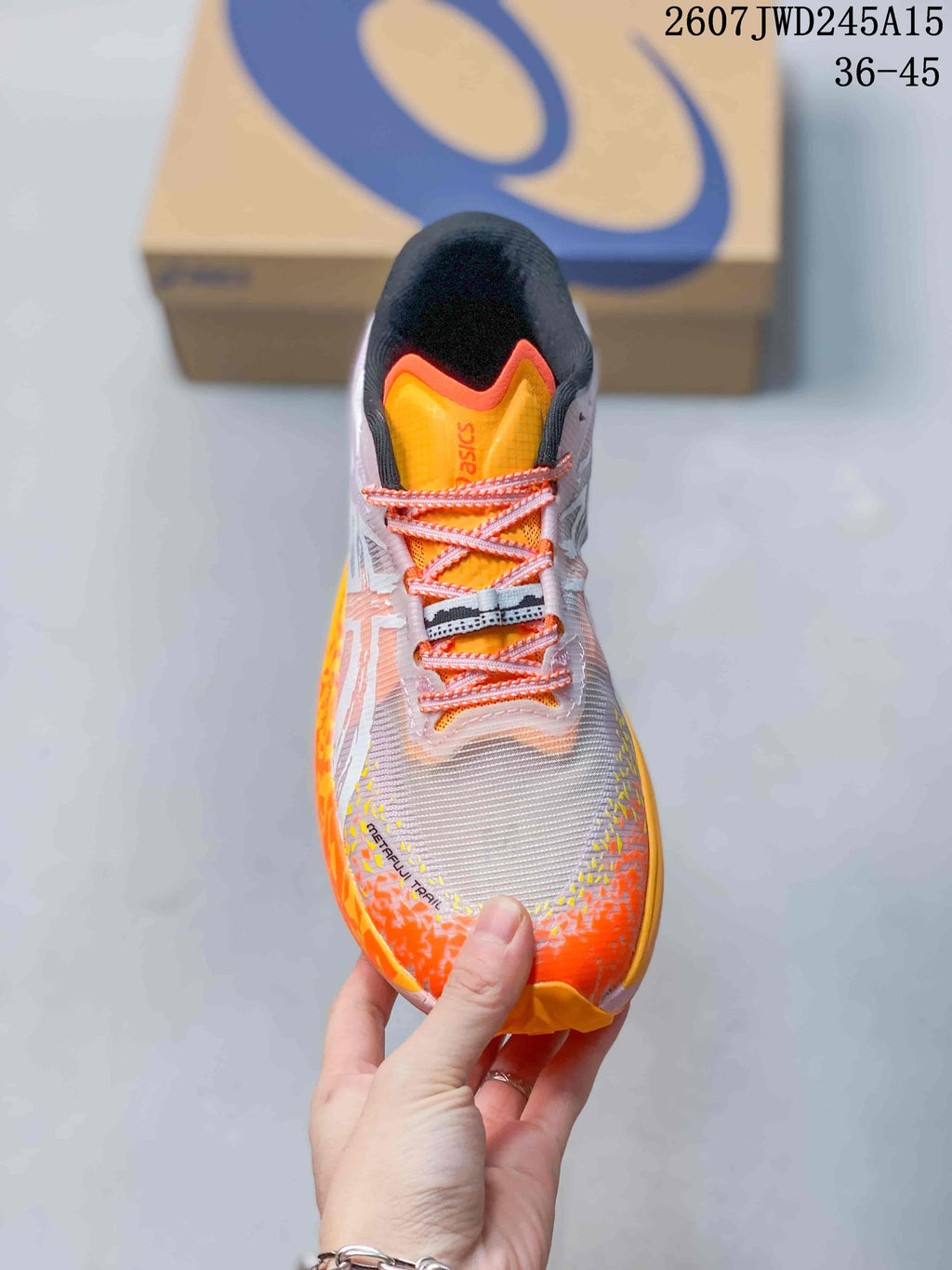 ASICS GEL-MAGIC SPEED 4 Running Shoes in Pink Orange - product image from the listing.