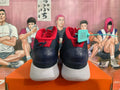 Nike Basketball Shoes, Navy, in Red and White - product image from the listing.