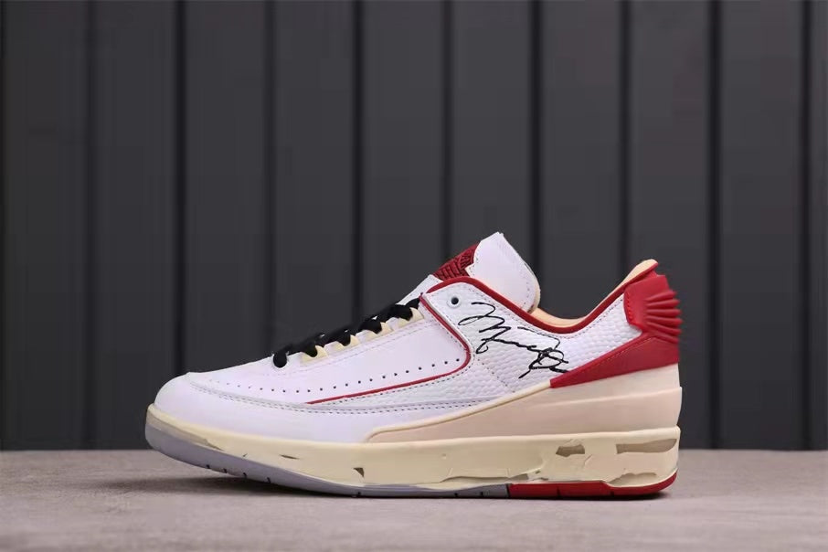 Air Jordan 2 Low SP White Red DM7866-140 - product image from the listing.