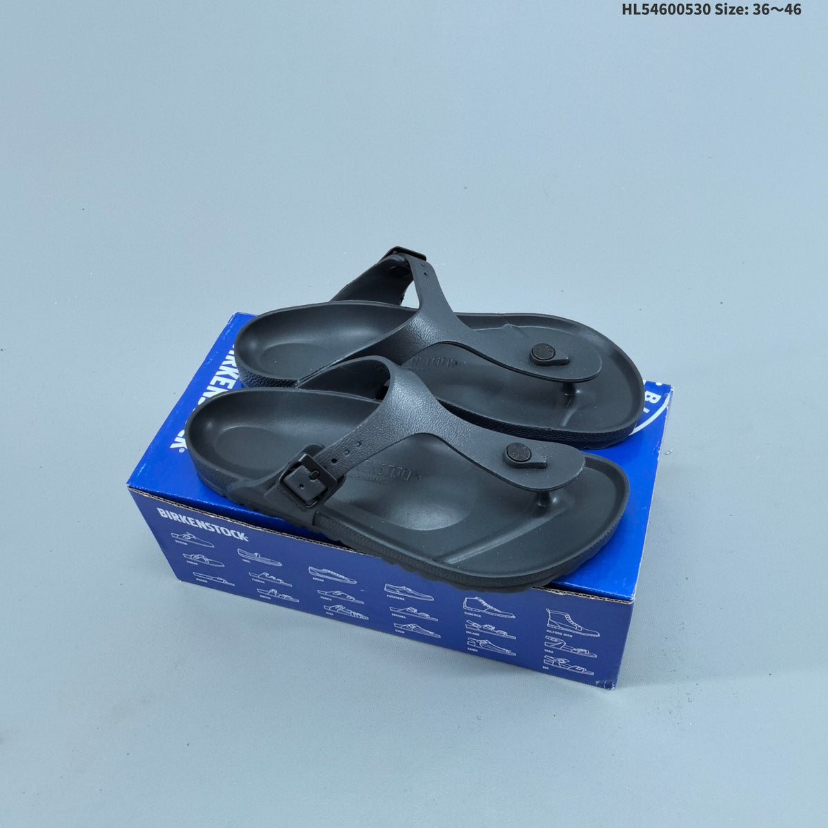 Gizeh-Style Buckle Thong Sandals by Birkenstock - product image from the listing.