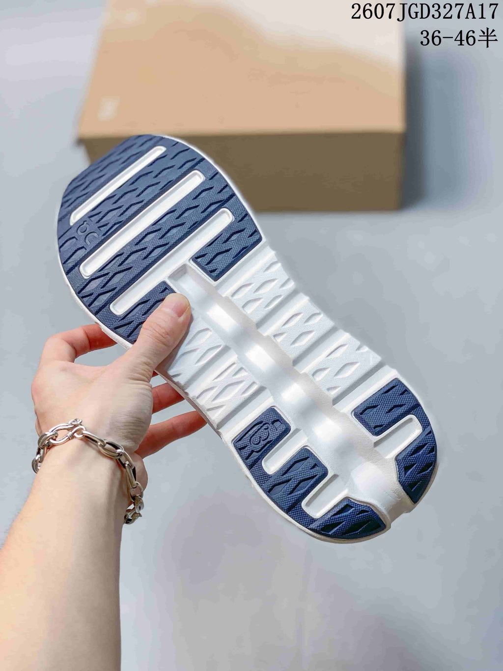 On Cloudtilt Sneakers in Navy and White 3ME10101783 - product image from the listing.