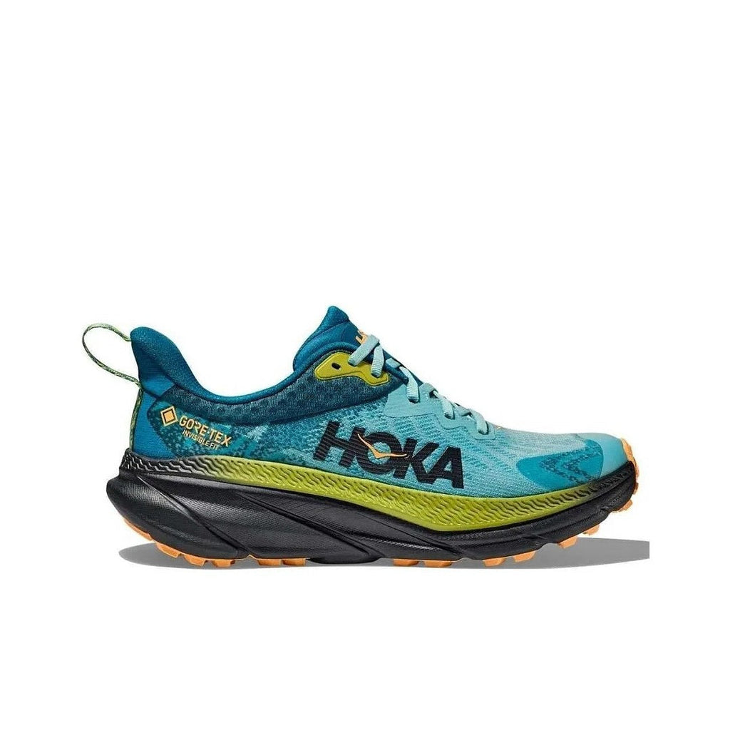 HOKA Challenger 7 GTX Trail Running Shoes in Blue - product image from the listing.
