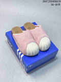 adidas Adimule Pink Closed-Toe Mule Trainers - product image from the listing.