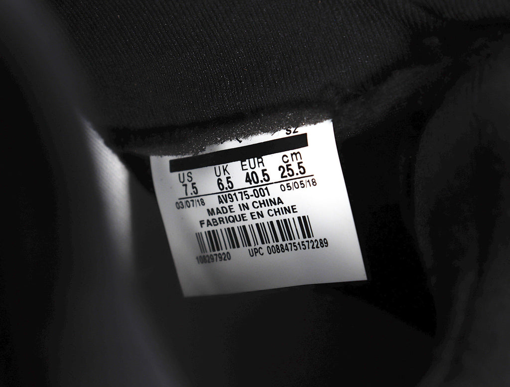 Air Jordan 5 Retro High-Top Sneakers in Black Silver AV9175-001 - product image from the listing.
