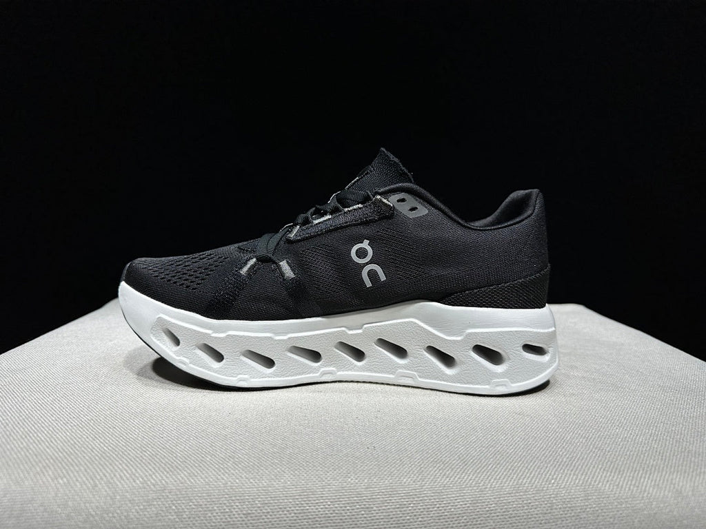 On CloudEclipse Running Shoes in Black and White - product image from the listing.