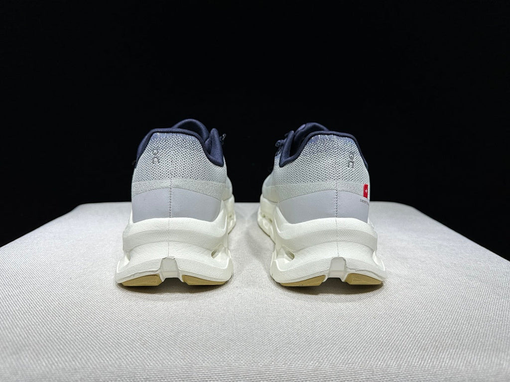 Light Gray and Ivory On Cloudtilt Sneakers - product image from the listing.