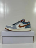 Air Jordan 1 Low Blue White FZ5045-019 - product image from the listing.