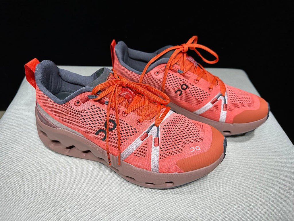 Orange On Cloudsurfer Trail Running Shoes - product image from the listing.
