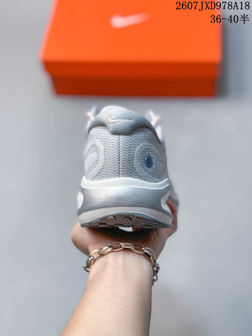 Nike Journey Run Running Shoes in Light Gray 2607JXD978A18 - product image from the listing.