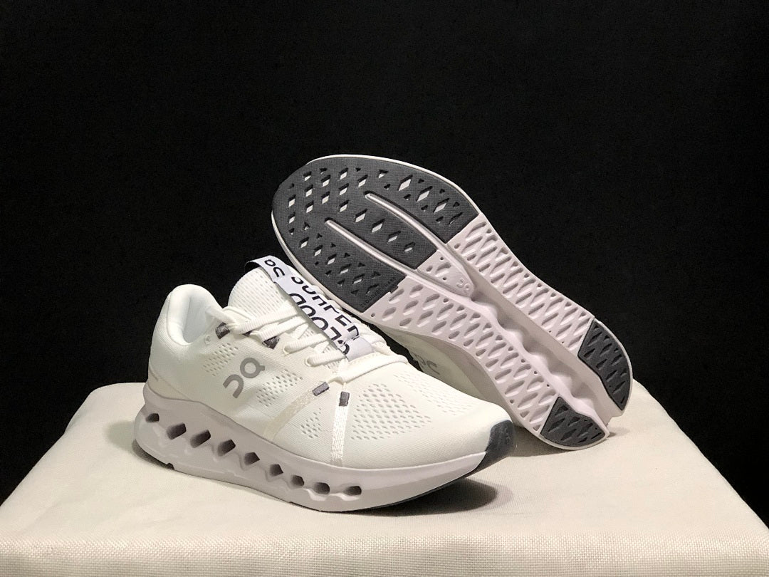 On Cloudsurfer Running Shoes in White - product image from the listing.