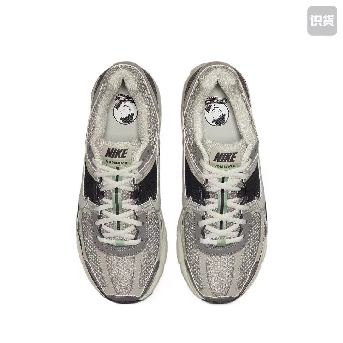 Nike Vomero 5 Sneakers in Green, in Gray and Black - product image from the listing.
