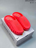 Nike Mind 001 Recovery Slide in Red 2604JGD299A17 - product image from the listing.