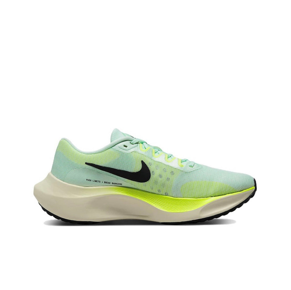 Nike Zoom Fly 5 Shoes for Running, Mint Green and Volt, DM8968-300 - product image from the listing.