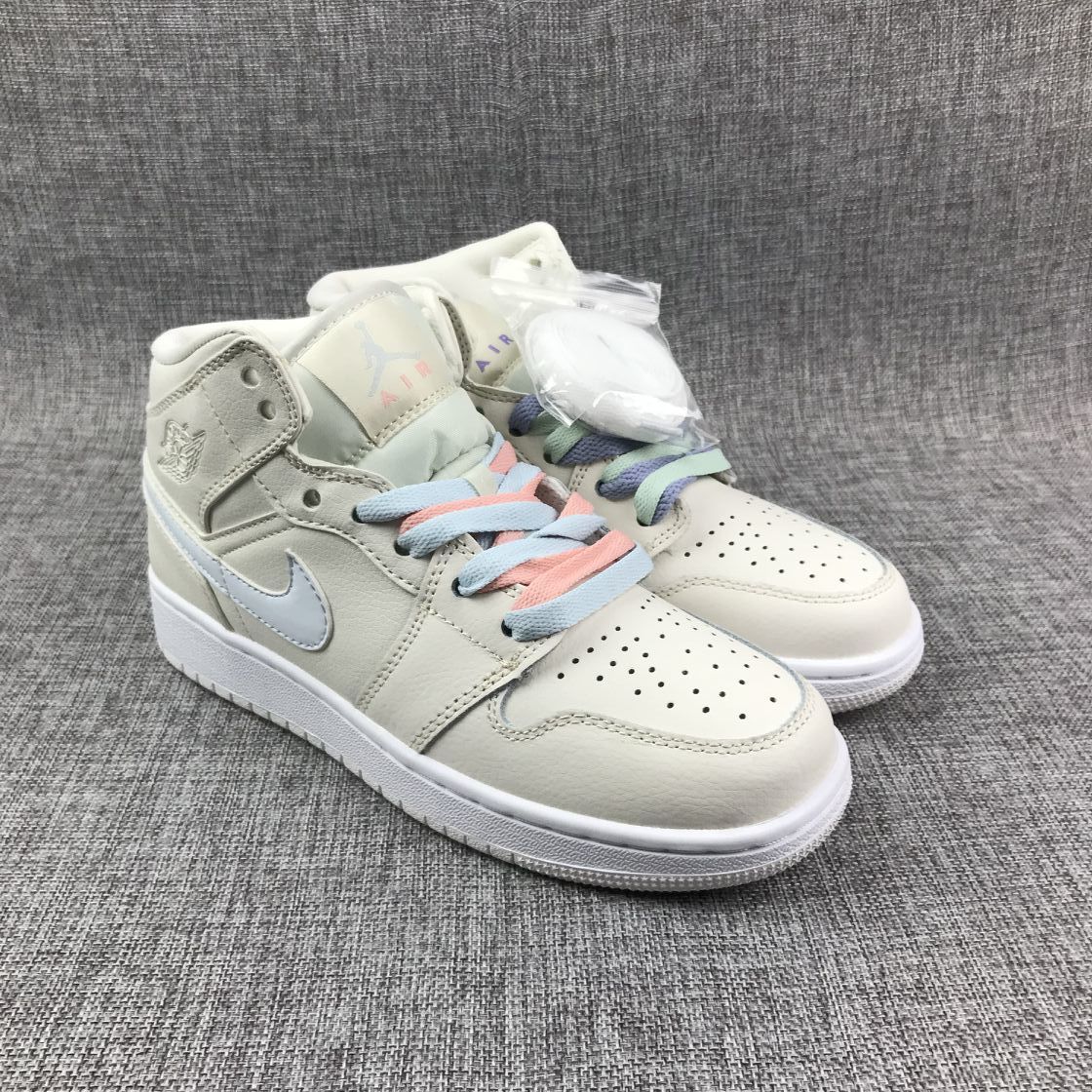 Air Jordan 1 High Pastel Multicolor Sneakers - product image from the listing.