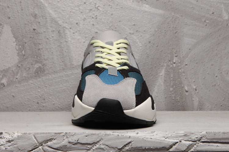 Men's Adidas 700 Sneakers in Gray, Black and Orange - product image from the listing.