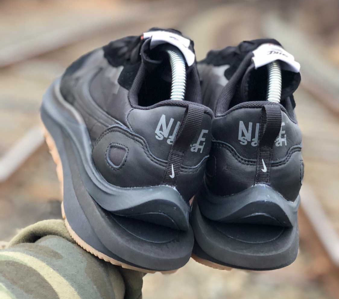 Nike x sacai VaporWaffle Sneakers in Black DD1875-001 - product image from the listing.