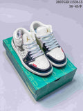 Nike SB Dunk Low Sneakers in White Navy Gold QL1988-00 - product image from the listing.
