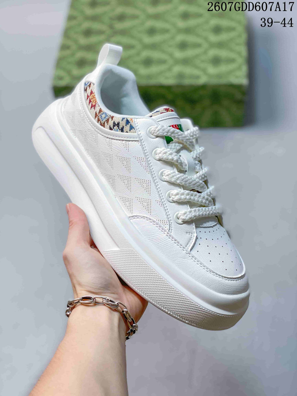 Gucci Screener GG Sneakers in White 2607GDD607A17 - product image from the listing.