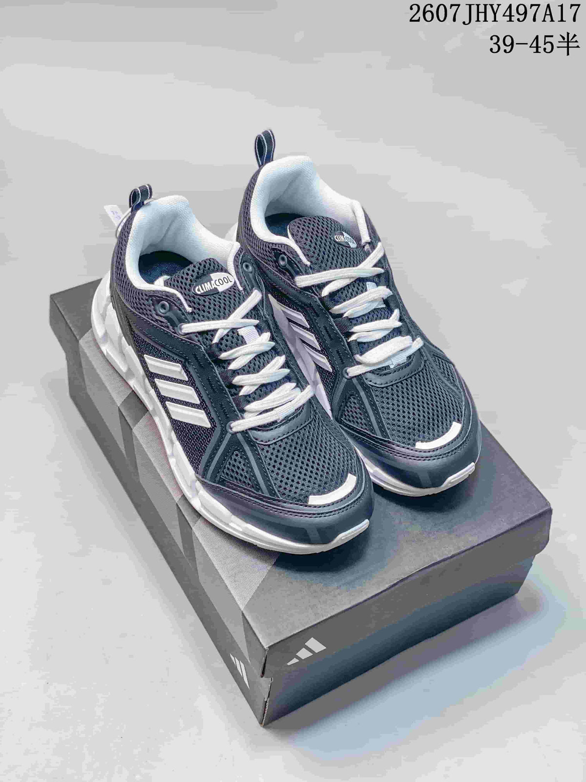 Adidas Climacool Ventage Low-Top Road Running Shoes in Black White - product image from the listing.