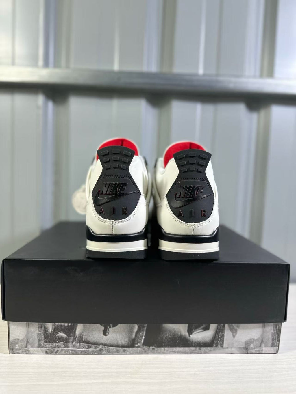 Air Jordan 4 Retro Flight Club White Black IM4002-100 - product image from the listing.