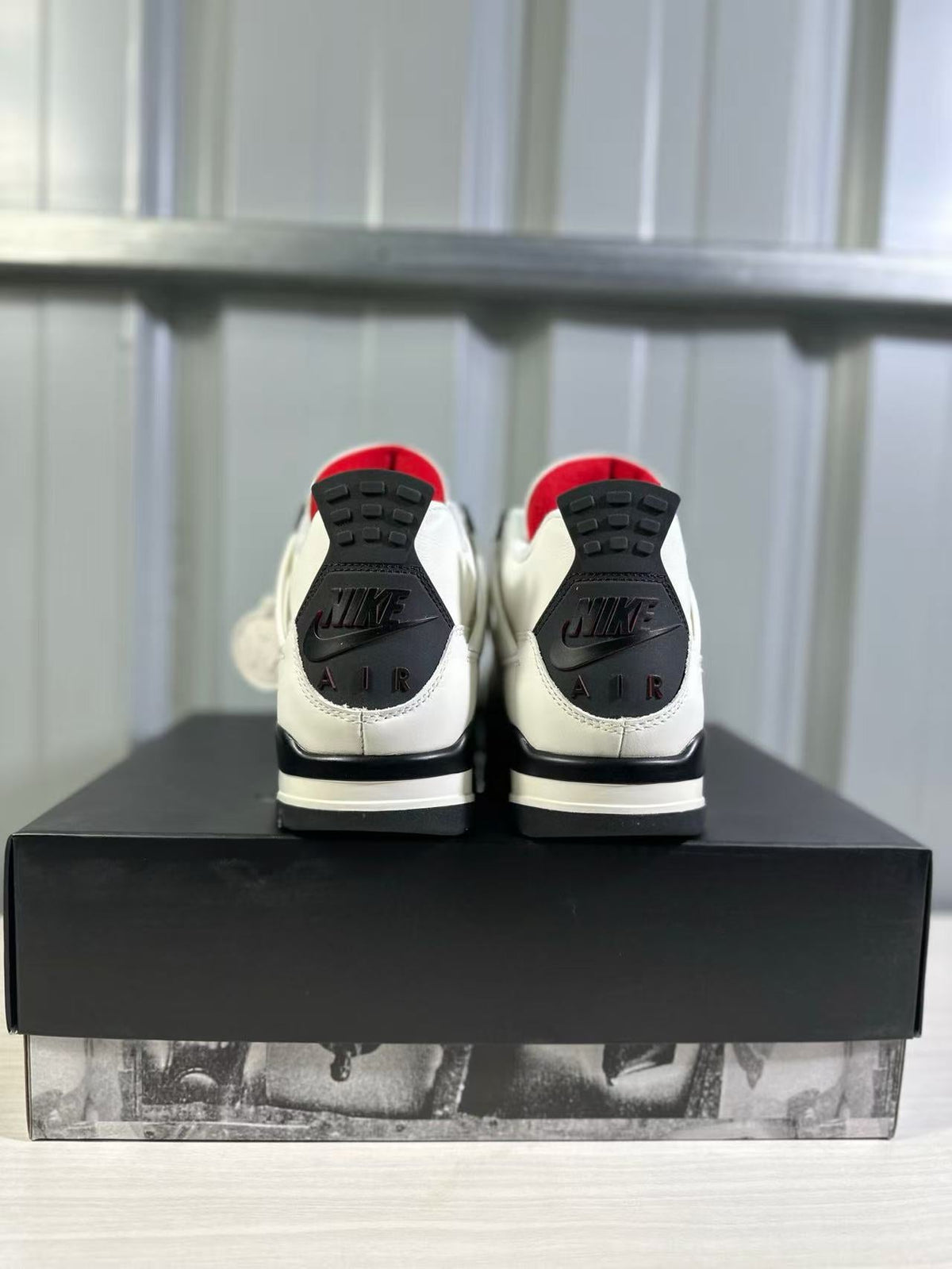 Air Jordan 4 Retro Flight Club White Black IM4002-100 - product image from the listing.