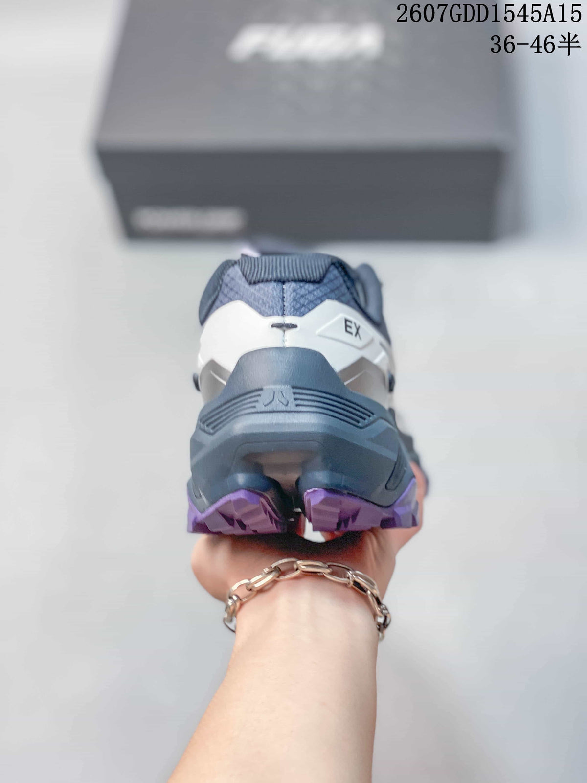KAILAS FUGA EX3 BOA Hiking Sneakers in Gray White Purple - product image from the listing.