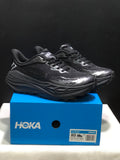 HOKA Stinson 7 Black Trail Trainers - product image from the listing.