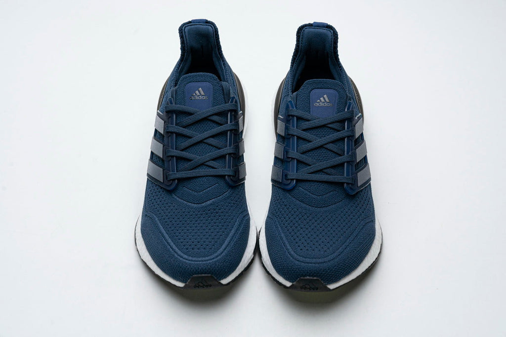 Adidas UltraBoost 21 Running Shoes FY0350 in Navy - product image from the listing.
