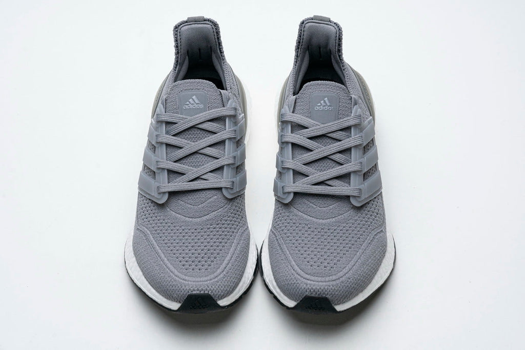 adidas Ultraboost 21 Running Shoes FY0381 in Grey - product image from the listing.