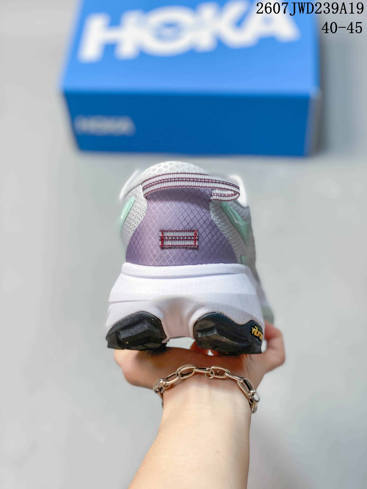 HOKA Rocket X 3 Low-Top Running Shoes in Gray Mint - product image from the listing.