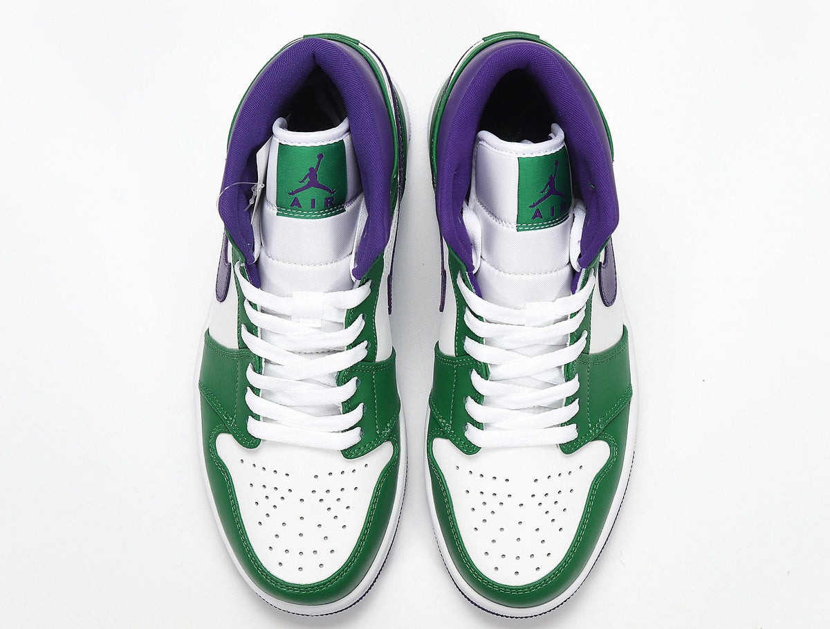 Air Jordan 1 High OG Court Sneakers in Purple 555088-041 - product image from the listing.