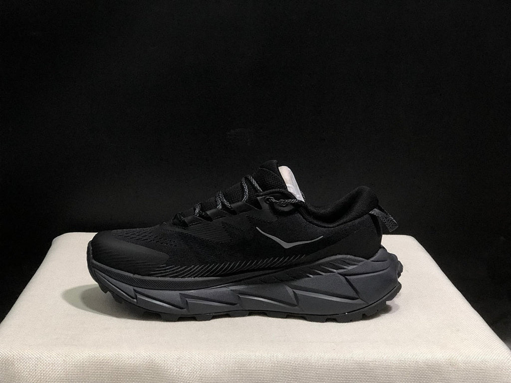 HOKA Skyline Float X Black Trail Trainers - product image from the listing.