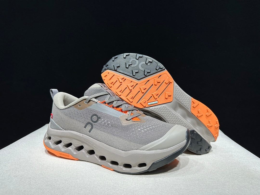 On Cloudsurfer Trail 2 Trail Running Shoes in Gray - product image from the listing.