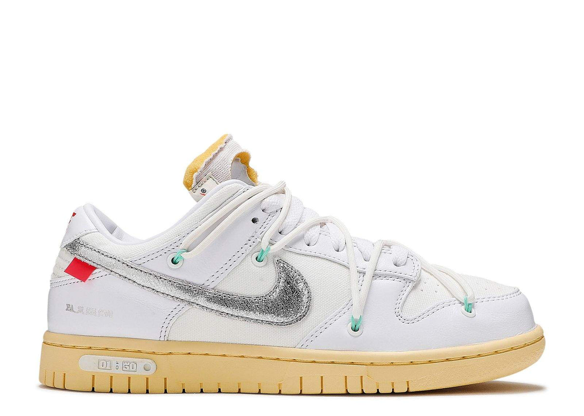 Nike Off-White x Dunk Low 'Lot 01 of 50' Sneaker - product image from the listing.