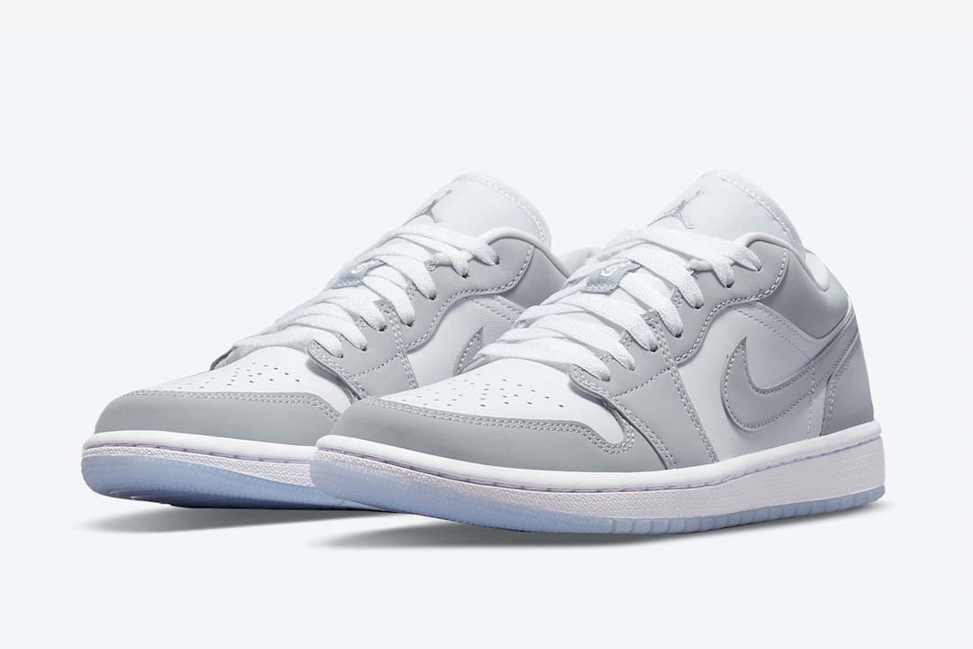Jordan 1 Low in Wolf Grey - product photo shown in the listing for this item.