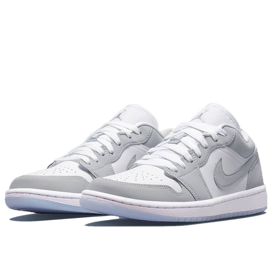 Jordan 1 Low in Wolf Grey - product photo shown in the listing for this item.
