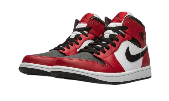 Chicago Black Toe - Jordan 1 Mid 554724 - product image from the listing.