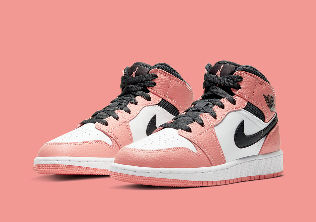 Pink Quartz - Jordan 1 Mid 555112 - product image from the listing.