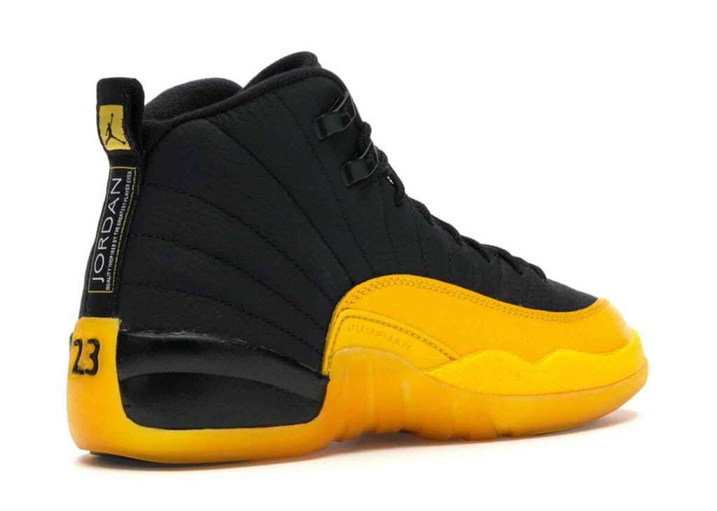 Jordan 12 Retro in Black University Gold - product image from the listing.